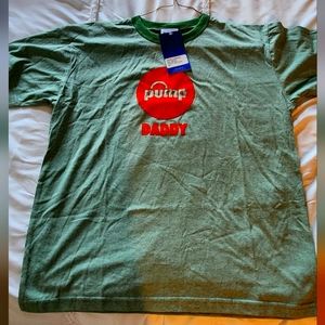 Reebok Pump daddy green t-shirt